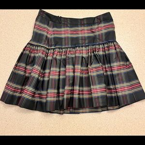 J. Crew Multicolored Plaid Skirt